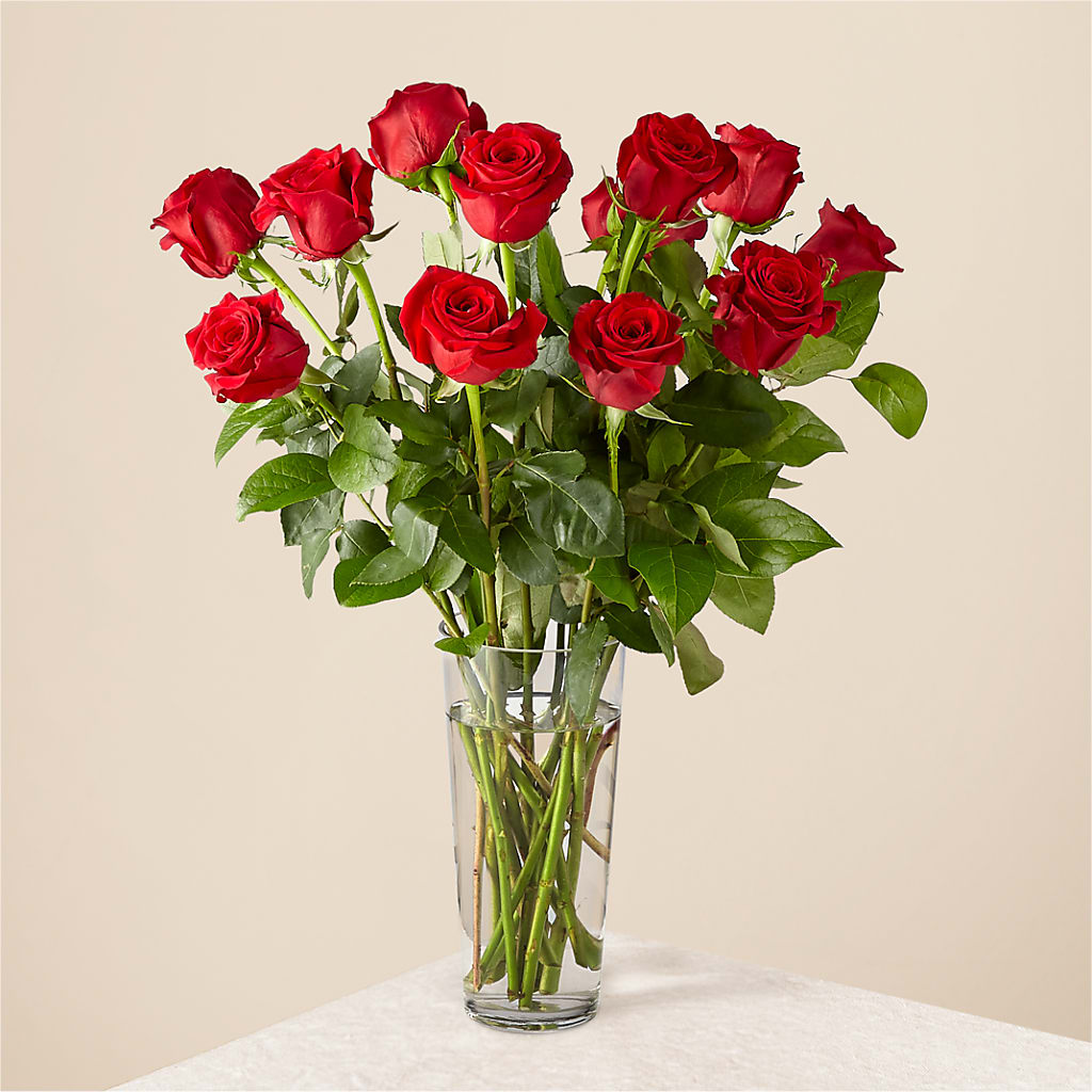 Long Stem Red Rose Bouquet – Pantelia Floral, Salt Lake City UT