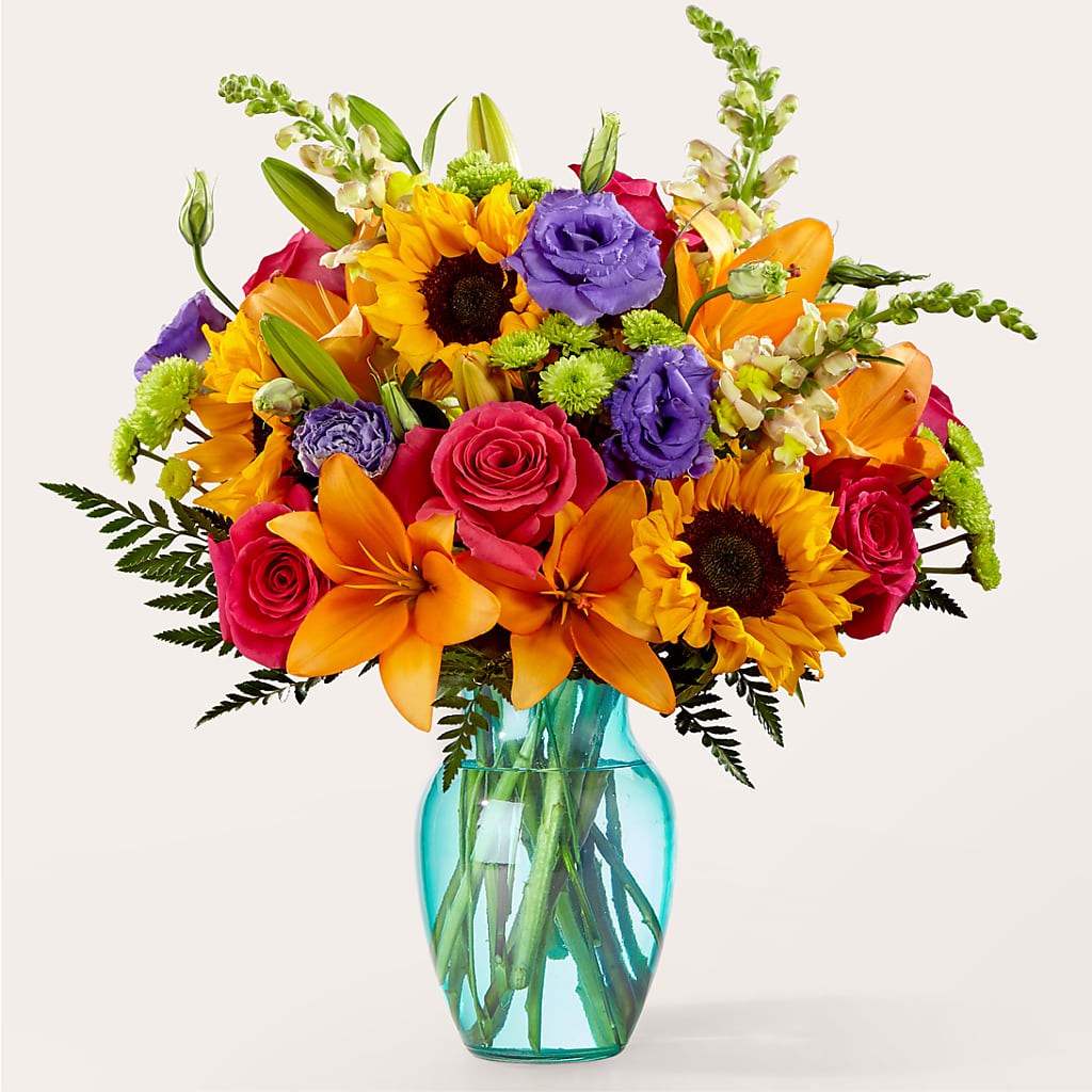 Double Rainbow Bouquet – Pantelia Floral, Salt Lake City UT