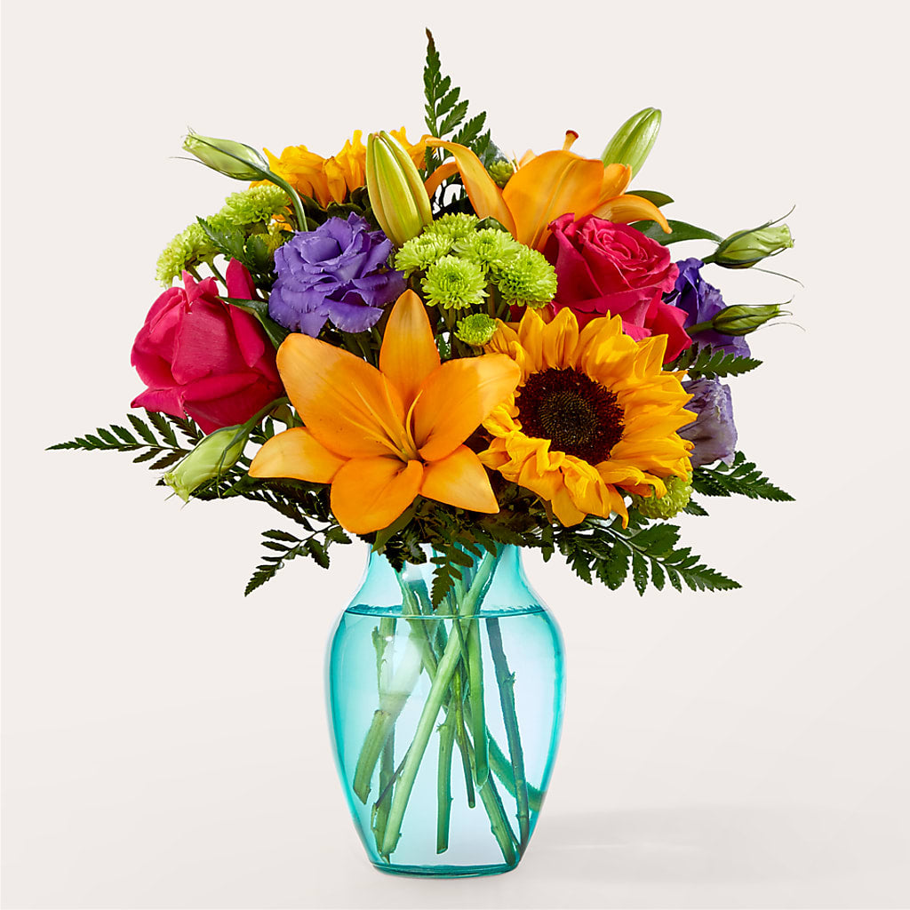 Double Rainbow Bouquet – Pantelia Floral, Salt Lake City UT