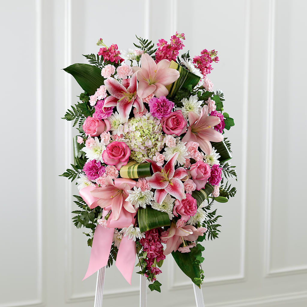 Comforting Standing Spray – Pantelia Floral, Salt Lake City UT