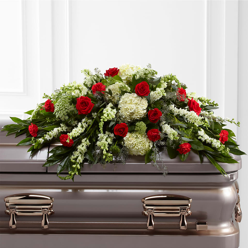 Sincerity Casket Spray – Pantelia Floral, Salt Lake City UT