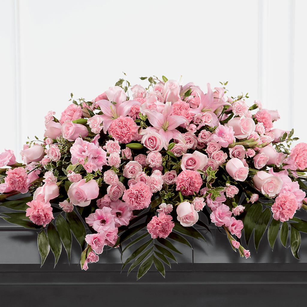Garden of Comfort Casket Spray (Standard) – Pantelia Floral, Salt Lake City UT