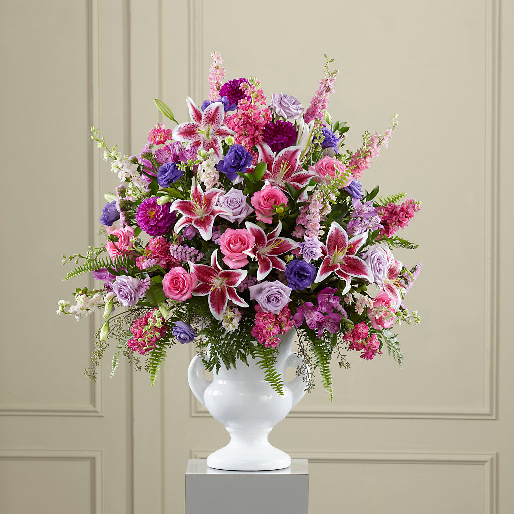 Peaceful Tribute Arrangement – Pantelia Floral, Salt Lake City UT