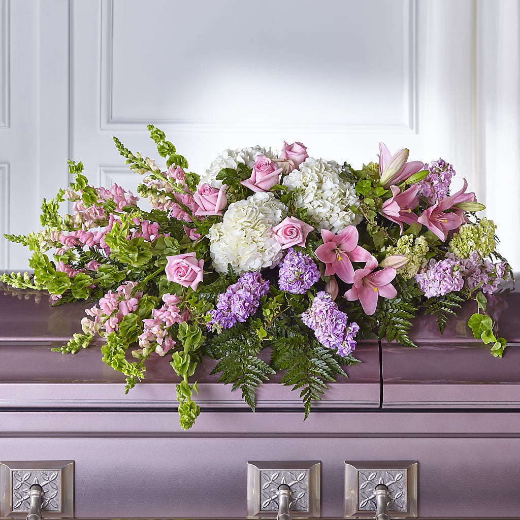 Life's Gratitude Casket Spray – Pantelia Floral, Salt Lake City UT