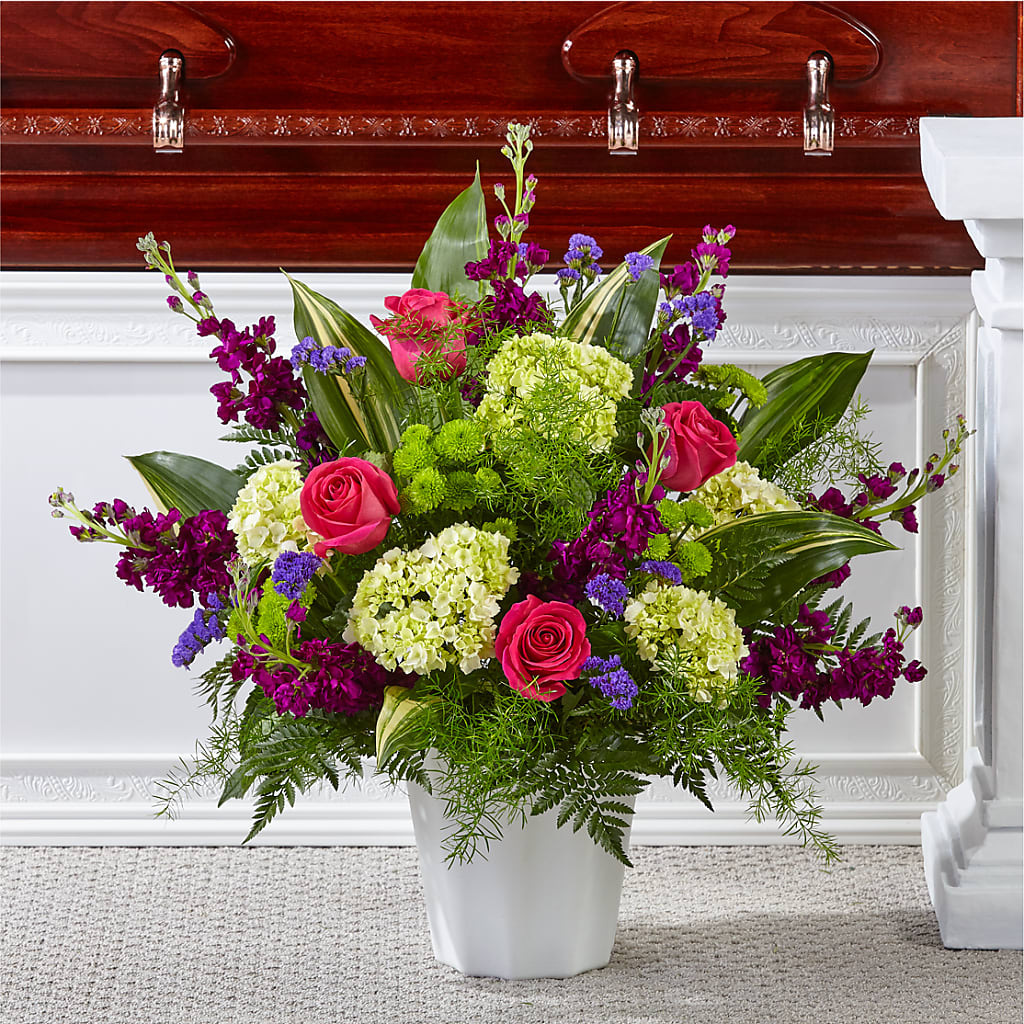 Beautiful Horizons Floor Basket – Pantelia Floral, Salt Lake City UT