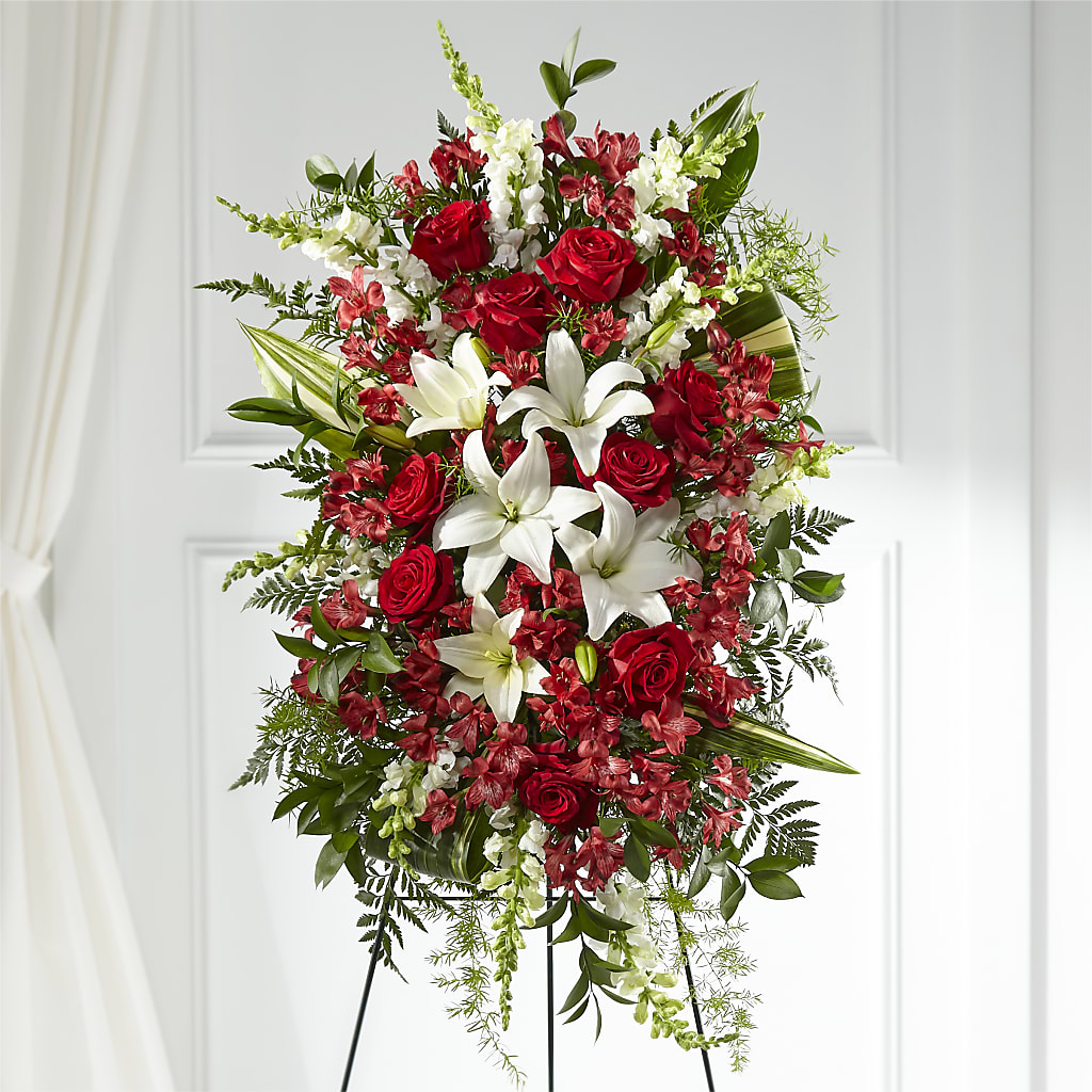 Everlasting Memory Standing Spray – Pantelia Floral, Salt Lake City UT