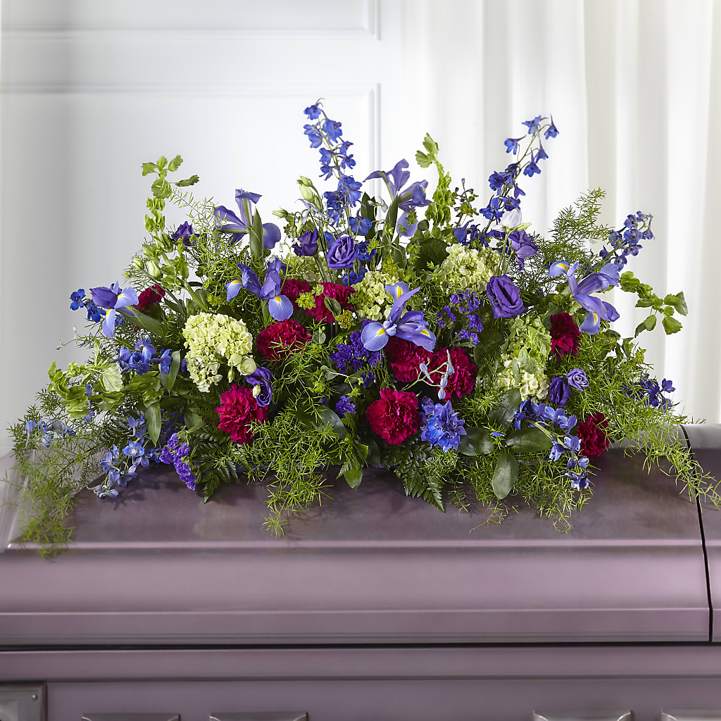 Always Treasured Casket Spray – Pantelia Floral, Salt Lake City UT