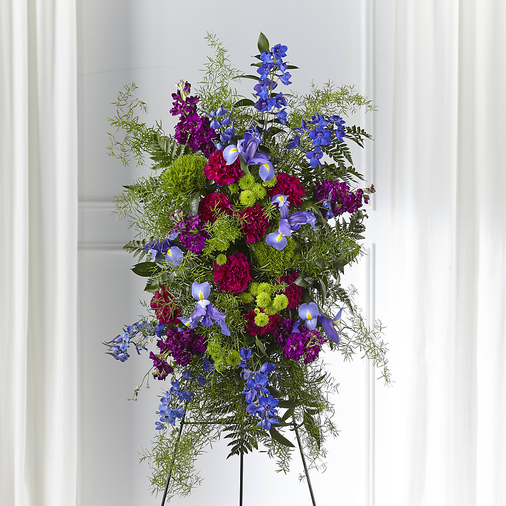 Heavenly Skies Standing Spray – Pantelia Floral, Salt Lake City UT