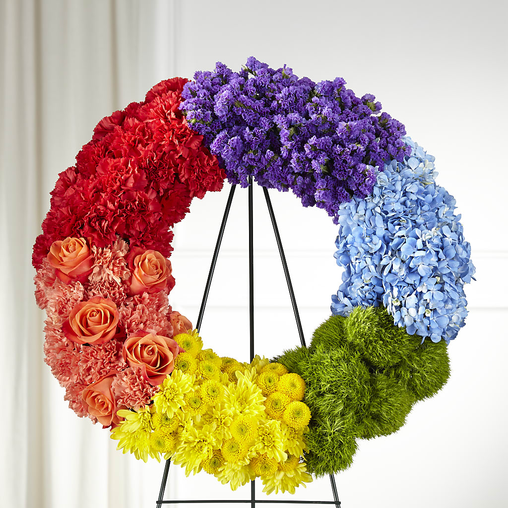 Circle of Love Wreath – Pantelia Floral, Salt Lake City UT