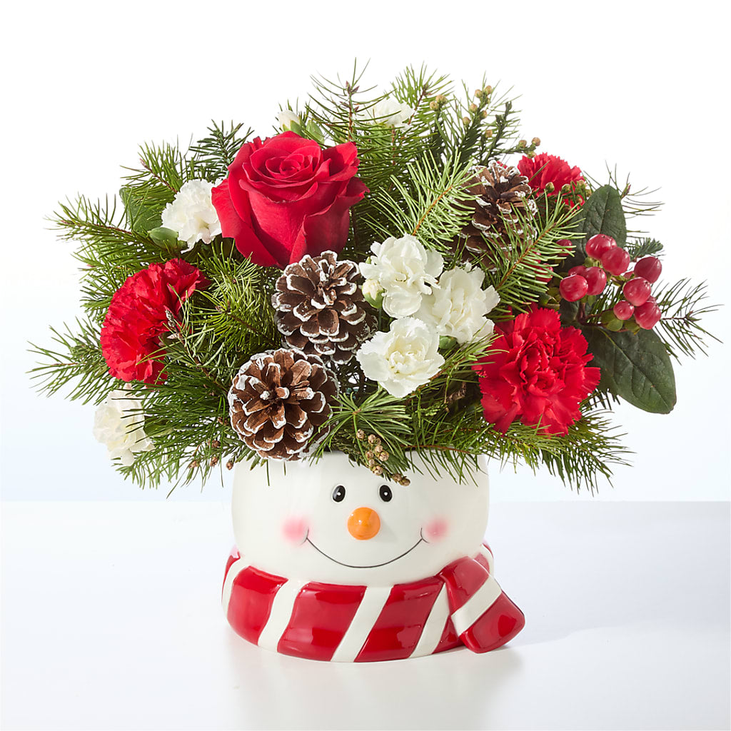 Jolly Snowman Bouquet –  Pantelia Floral, Salt Lake City UT