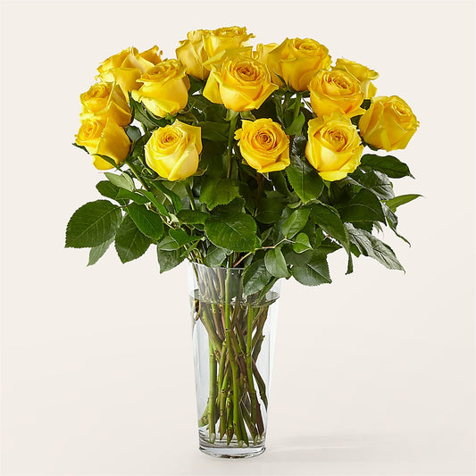 Long Stem Yellow Rose Bouquet –  Pantelia Floral, Salt Lake City UT