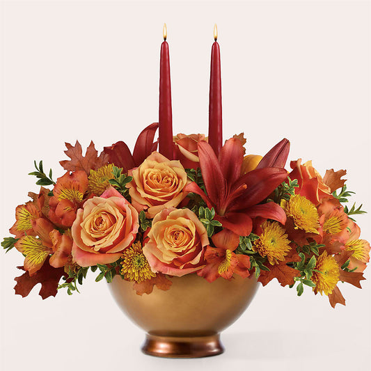 Harvest Table Centerpiece –  Pantelia Floral, Salt Lake City UT