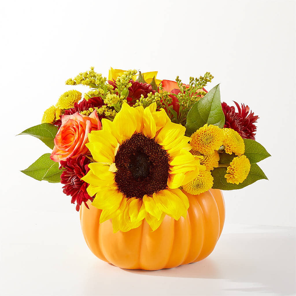 Golden Gourd Pumpkin Bouquet –  Pantelia Floral, Salt Lake City UT