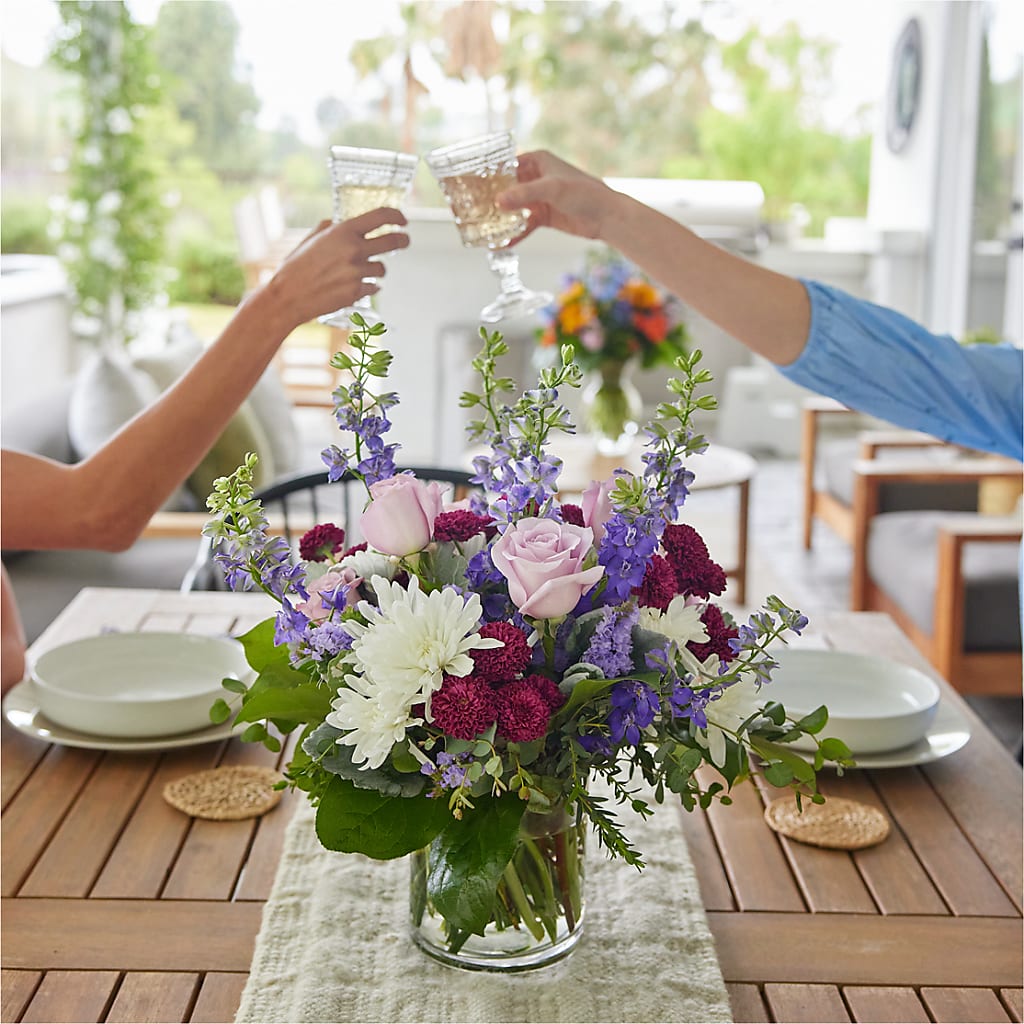 Violet Frost Bouquet –  Pantelia Floral, Salt Lake City UT