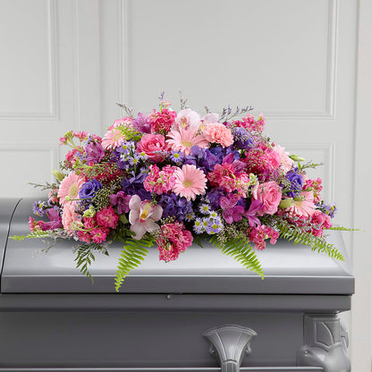 Glorious Garden Casket Spray –  Pantelia Floral, Salt Lake City UT