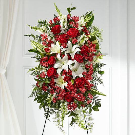 Everlasting Memory Standing Spray –  Pantelia Floral, Salt Lake City UT