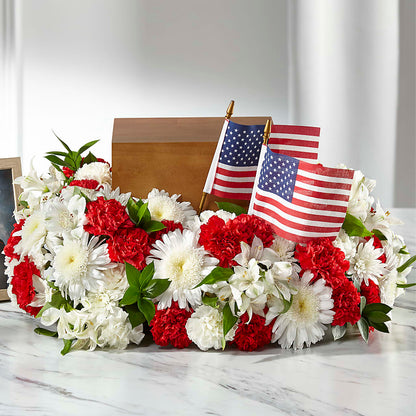 Spirit of Patriotism Cremation Adornment –  Pantelia Floral, Salt Lake City UT