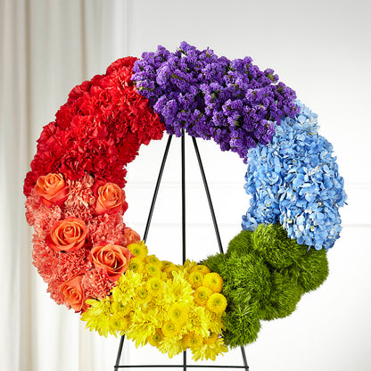 Circle of Love Wreath –  Pantelia Floral, Salt Lake City UT