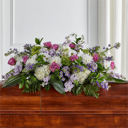 Meadows of Serenity Casket Spray –  Pantelia Floral, Salt Lake City UT