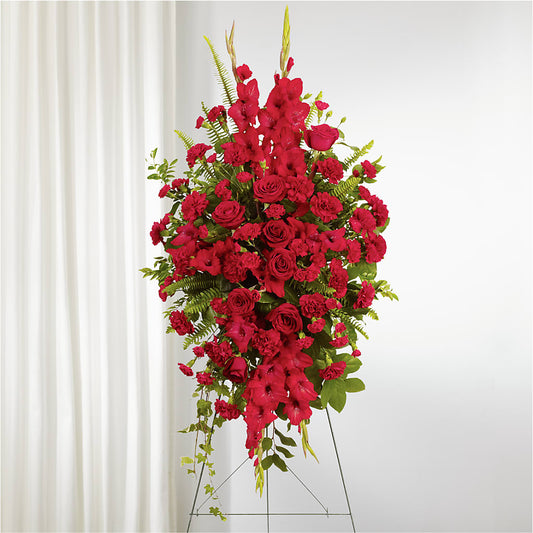 From the Heart Standing Spray –  Pantelia Floral, Salt Lake City UT