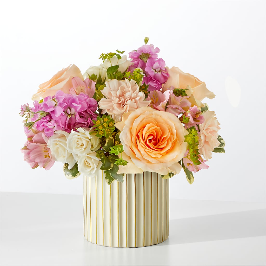 Paradise Bouquet with Ivory Vase –  Pantelia Floral, Salt Lake City UT