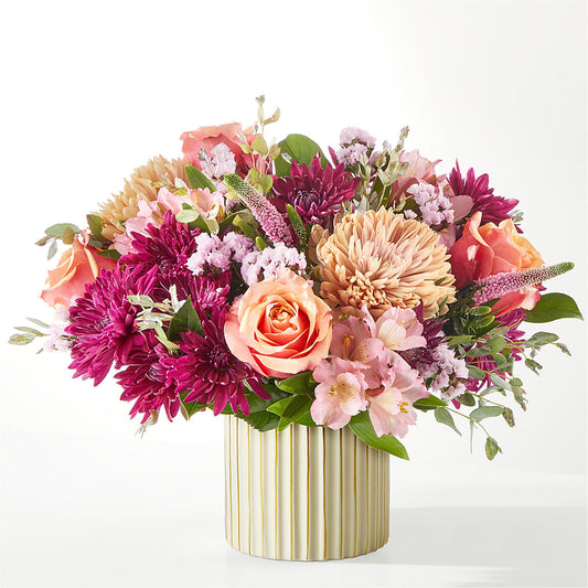 Berry Cobbler Bouquet with Ivory Vase –  Pantelia Floral, Salt Lake City UT