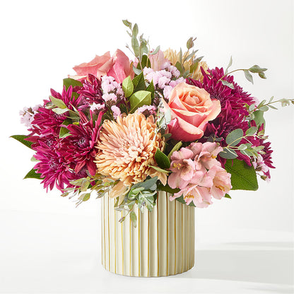 Berry Cobbler Bouquet with Ivory Vase –  Pantelia Floral, Salt Lake City UT