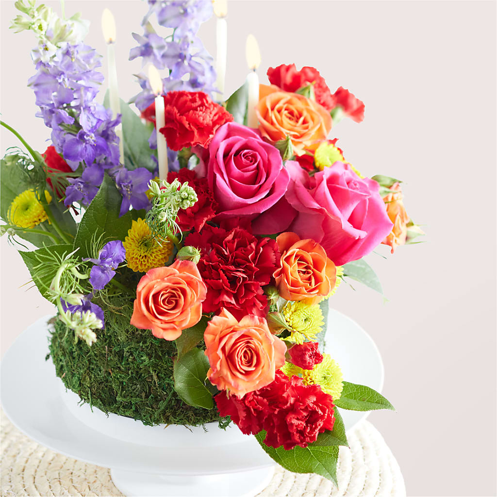 Best Year Yet Floral Cake –  Pantelia Floral, Salt Lake City UT