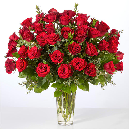 Forever Yours Fifty Stem Red Rose Bouquet –  Pantelia Floral, Salt Lake City UT